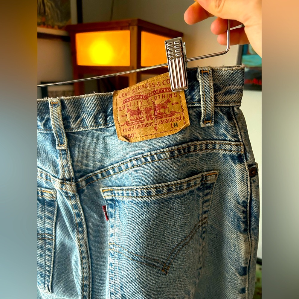 Distressed Levi’s Jeans
